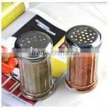 Glass Spice Bottle With Metal Hole Lid thumbnail-2