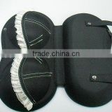 Good size fabric Black fashion protrude EVA Bra package case