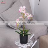Factory hot sale home decoration artificial beautiful flower plant orchid wholesale