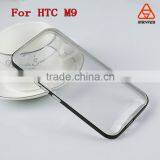 2015 Cell Phone Accessory for HTC One M9 TPU + Aluminum Metal Bumper/frame Case thumbnail-3