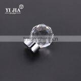 Contemporary Ball Style Brass Glass Knobs and Pulls