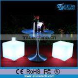RGB Color Changing Illuminated 3d Cube Light,led Colorful Light up Cube Chair