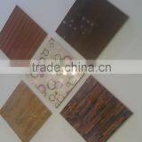 High Glossy UV MDF Board/ Sheet--Flower Design Series ( One Side White Melamine Color,Size : 1220*2440 mm 1220*2800mm thumbnail-1