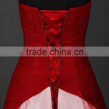 RSW884 Red And White Wedding Party Dresses thumbnail-3