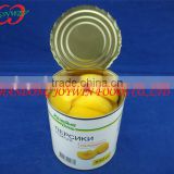 Cheap canned fruit, Canned yellow peach halves in light syrup