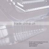 Durable OPS Clear Hinged Plastic Small Oblong Container/ Plastic Bakery Container/ Plastic Food Container for Take Out thumbnail-5