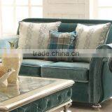 BISINI New Arrival European Style Living Room Sofa, Velvet Upholsteried Sofa Set, Sectional Leisure Furniture Sofa (BF01-X1194) thumbnail-3