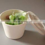 16oz-sugarcane Bagasse Cup With PLA Lid 500ml thumbnail-1