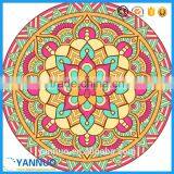 Large Round Donut Beach Towel Cotton Print For Stand by Custom thumbnail-5