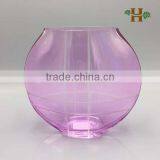Oval Glass Vase, Moon Style Flower Vase for Home Decor thumbnail-1