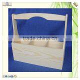 Solid Fruit Wine Beer Use Pine Wooden Furniture Basket thumbnail-1