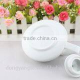 Bulk Supply Wholesale Cheap Custom Logo Euro Style White Porcelain Tea Pot, Cheap Ceramic Teapot thumbnail-4