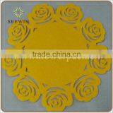 Wholesale Felt Cute Silica Gel Cup Mat thumbnail-2