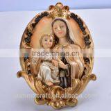 Wall Hanging Decoration Virgin Mary and Baby Jesus Statue thumbnail-1