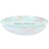 Jadeite Style Fruit Bowl/ Art Ashtray/ Decorative Hotel Marble Plate/ Top Quality Glass Ash Ashtray BHL-P20 thumbnail-1