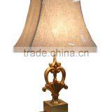 BISINI Antique Bronze Leaf Shape Table Lamp thumbnail-1