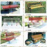 (A-15912) Outdoor Public Bench, Outdoor Concrete Bench, Outdoor Fiberglass Bench thumbnail-2