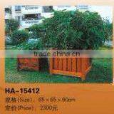 Excellent Quality Solid Wood Flower Pot (HA-15412) thumbnail-1