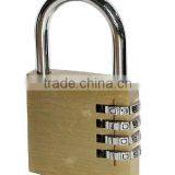 Brass Combination Padlock -- 4 Figure thumbnail-1