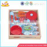 Wholesale Hot Sale Wooden Child Kitchen Sets Best Wooden Child Kitchen Sets W10B069 thumbnail-1