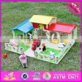 2016 New Design Kids Wooden Toy Farm Buildings W06A167 thumbnail-1