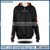 High Quality Sublimated Slim Fit Custom Mens Hoodies Sweatshirts Clothing thumbnail-4