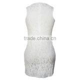 New Women Summer Sexy Sleeveless Party Cocktail Lace Evening Bodycon Mini Dress thumbnail-3