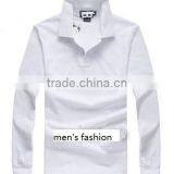 OEM 100% Cotton Golf Shirt With 2 Buttons thumbnail-1