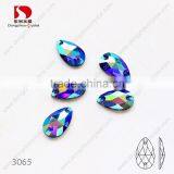 Drop Shape 280AB Color Sew on Crystals,flat Back k5 Crystal Stones, Decoration Rhinestones thumbnail-3