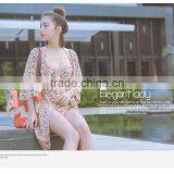 New Arrival Floral Bikini Beachwear Bandage Swimwear thumbnail-4