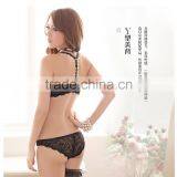 New Arrival Sexy Front Closure Push up Lace Bra Set thumbnail-2