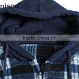 Stock Lot Jacket Promotion Men Fleece Plaids Jacket thumbnail-3
