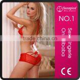 Women Sexy Sheer Mesh Bra Short Sets Lingerie thumbnail-3