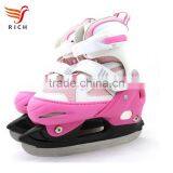 KIDS Adjustable Stainless Steel Ice Skates Hockey Figure Skating Shoes for Sale thumbnail-1