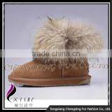 CX-A-34 Wholesale Women Fashion Fox Fur Slap on Real Fur Trim For Shoes thumbnail-1