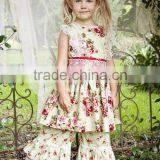 Vintage Rose Country Chic Holiday Bo Peep Dress Matching Ruffle Pant thumbnail-1