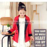 5-11 Years Old Kids Lovely Princess Trench Long Coat Synthetic Suede Dust Coat thumbnail-2