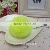 New Promotional Fox & Rabbit Fur Ball Fur Pom Poms Keychain thumbnail-6