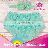 Two Pieces Baby Toddler Training Pants Lace Baby Ruffle Shorts LBE4092903 thumbnail-2