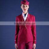Custom Factory Price Chantilly Outfit Multicolours Stewardess Female Uniforms Wholesale thumbnail-2
