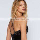 2017 OEM Popular Crocheted Party Sex Mini Dress With Adjustable Crisscross Straps thumbnail-2