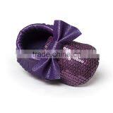 High Quality pu Sequin Baby Moccasins thumbnail-5