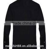 Latest New Design Mandarin Collar Cotton Men Shirts thumbnail-3