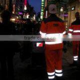 China Supplier Fluorescent Yellow Fire Retardant Reflective Tape for Firefighter Uniform thumbnail-5