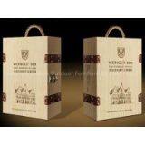 2014 New Style 6 Bottles Wooden Wine Gift Boxes thumbnail-2