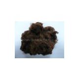 Brown Solid RPET Polyester Staple Fiber for Non-Woven Fabric 1.5 D, 32mm, 38mm, 51mm