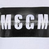 Custom Fashion White Printed T-Shirts Cotton/polyester Girls Fashion White Printed T-Shirts Short Sleeve Slim T Shirts for Women thumbnail-4