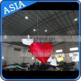 suspend lighting inflatable heart for valentine decoration