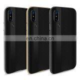 Blade Series Detachable PC Frame and Carbon Fiber TPU Back Cover Case for IPhone X - Gold thumbnail-5