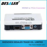 High qualtiy HDMI to VGA converter with audio adapter connector